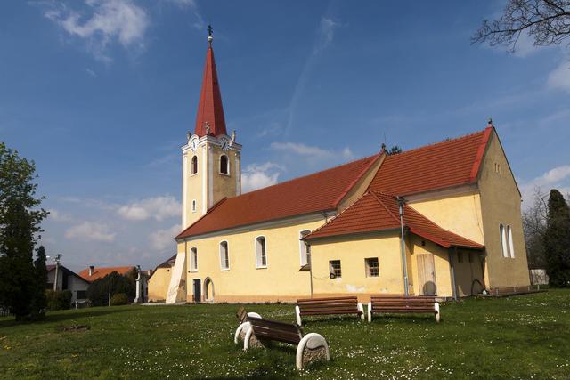 The Church of the Assumption of Virgin Mary in Malženice